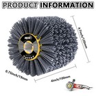 4 7  X 4  Surface Conditioning Tool Drum  60 Grit Nylon Abrasive Wheel