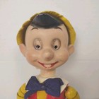 Ideal Disney Pinocchio 13    Wood composition Jointed Doll  Wdp Mark  Red Outfit