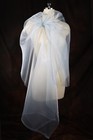 Silver Crystal Sheer Organza Fabric By The Yard 220