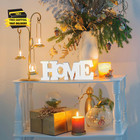 Wooden Blocks Wall And Table Top Decor  Freestanding Letter Home Sign For Living