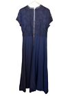 Woosea Dress Blue Long Maxi Lace Gown Plus Size 2xl Party Cocktail Wedding New