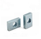 1000pc Gb39 Square Nut M6 6x11x8x4mm Rectangular  Accessory Thin Carbon Steel