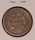 1849 Small O New Orleans Seated Liberty Seated Dime Ungraded Fine Condition 