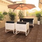 27pcs Wooden Patio Tiles Interlocking Flooring Deck Tile Outdoor Pathway 12x12  