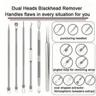 6x Blackhead Remover Tool Kit Spot Acne Pimple Comedone Extractor Popper Comedon