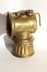 Vintage Pat  May 7  1912 Justrite Miners Carbide Hat Lamp - U s a 