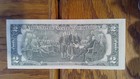 1976 Two Dollar   2  Bill Uncirculated La Habra  Calif Cancellation Stamp  492 