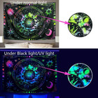 Zodiac Astrology Blacklight Tapestry Uv Reactive  Constellation Sun And Moon Sta