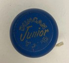 Original Vintage Yo Yo Green   Black Genuine Duncan Junior Wooden 50 s
