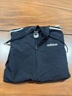 Adidas 3-stripes Full-zip Hooded Fleece Track Jacket Black white Men s S
