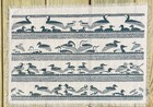 Folly Cove Designers Fcd Placemat    winter Waterfowl    By Eino Natti C 1963