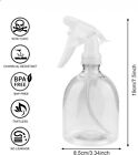 6 Pack 16oz 500ml Spray Bottle Plastic Transparent Perfume Empty Atomizer