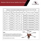 Barrel  Deep Seat  Stitched  Adults   Kids-youth Western Horse Barrel Saddle