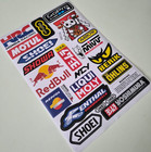 Motorbike Sticker Sheet A4 Graphics Decals Sponsor For Suzuki Yamaha Ducati Ktm