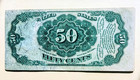 Fifth Issue Fractional Currency 50 Cents Crawford 1875