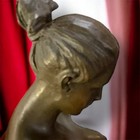 Vintage Bronze Sculpture Statue Woman Nude Decor Paris J b Rare Sign Art Lady