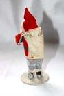 Vintage Celluloid Face Santa Claus Figurine Toy Sack 6 5  Christmas Belsnickel