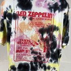 Vintage Led Zeppelin Rock Concert T-shirt Tampa Stadium Tie Dye Xl Mens