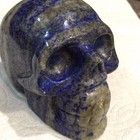 4  Natural Lapis Lazuli Carved Crystal Skull Realistic Skeleton Healing  5089