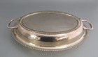 Vintage Barker Brothers Small Silver Plated Oval Entree   Vegetable Dish 41070