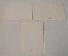 Lot Of 3 Vintage Hallmark Christmas Cards Santa Holly 3 1 2  X 5  Unused