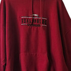 Jerzees Healdsburg Greyhound Hooded Sweatshirt Deep Red Wine Y2k Vtg 3x Ca