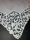 Antique - Handmade - Belgian Duchesse Lace Handkerchief - Very Nice  Condition