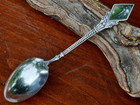 Sterling Mechanics   Watson Tea Spoon W Applied Monogram Rsh On Diamond Shield
