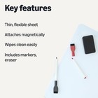 Magnetic Dry Erase Board Fridge Whiteboard 20 X 13 Inch For Notes Reminders