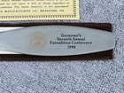Zippo Advertising Letter Opener 1990 Governor 7th Annual Extradition Conference