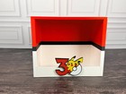 30th Anniversary Pokemon Etb Display Case 3d Printed Magnetic Red White Black