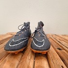 Nike Hypervenom Phantom 3 Elite Df Fg Soccer Cleats Grey Orange Flyknit Acc