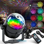 2-pack Party Porjector Lights     Sound Activated Rotating Dj Disco Ball W  Remote