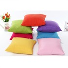  ef  Solid Plain Dyed Cushion Cover Pillow Case 18 x18  Sizes Multicolor