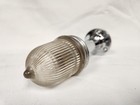 Vintage Boat Stern Light Chrome Brass 6  Glass Beehive Lens Marine Nautical Wood