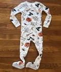 Carter   s 100  Cotton Halloween Zip Up One-piece Footie Pajamas Unisex Size 2t
