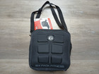 Six Pack Fitness The Cube Shoulder Bag Black Insulated Cooler lunch Box Nwt
