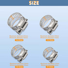 Stainless Steel Hose Clamps adjustable Worm Gear Hose Clamps For Fuel Line plumb