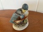 Lefton Eastern Bluebird Porcelain Miniature Figurine Blue Bird Decor Vtg Japan