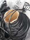 Bulk Roll Black Spline Cord     Flat Ribbed Rubber 0 140  X 1000  Ft For Screens