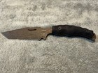 Kraken Tactical Custom Knife W  Tanto Blade With Notched Thumb Rest  Rare Custom