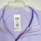 Athleta Girl Power Up Seamless Half Zip Top Xl 14 Purple Fall