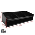 Helmet Bay Holder Rack For Shop Garage Trailer Storage Organizer Black Aluminum