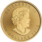 2015 1 2 Oz Canadian Gold Maple Leaf Coin  bu 
