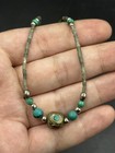 Very Rare Vintage  Afghan Genuine Jade Stone  Necklace