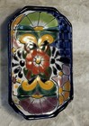 Talavera Mexican Pottery Ceramic Dish Hand Painted Color Folk Art Lead Free 7 