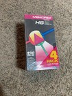 Memorex Hs 120 Video Cassette Vhs Tape 4 Pack Sealed