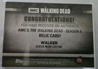 2017 Topps The Walking Dead Walker Relic Female Season 6 Costume Dark