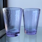 Fire And Light Recycled Glass 12oz Tumbler Lavender Neodymium - 4 3 4    Set Of 2