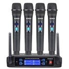 Wireless Microphone System   Pro 4-channel Cordless Mic Set With Four V410